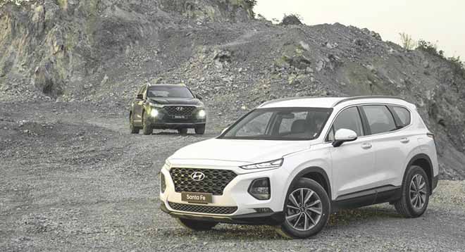 Hyundai SantaFe - dòng xe bán chạy nhất tháng 5/2021